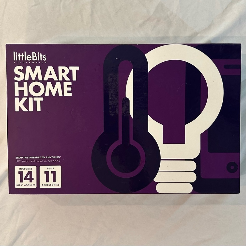 LittleBits Smart Home Kit 14 Bits Modules Magnets DIY IFTTT Ready Smart Solution